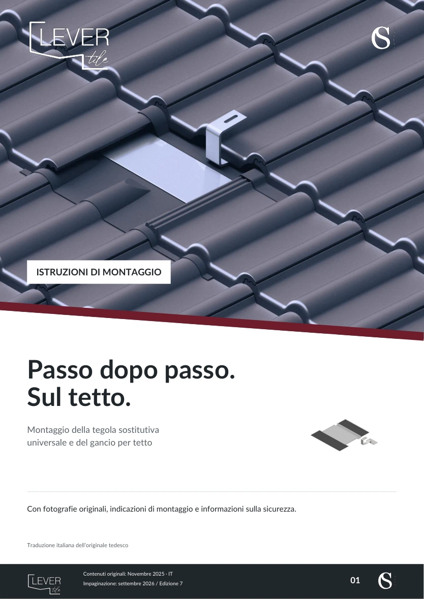 Copertina delle nuove istruzioni di montaggio CLEVER-TILE ®
